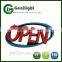 Bule and Red light Innovations Rectangle LED Open Sign