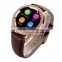 NO.1 D2 Diamond Smart Watch-Brown for Female MTK2502 UV Detect CVC6.0 Noise Reduction ECG Heart Rate 0.3MP Camera
