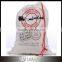 Red Decorated North Pole Embroidered Santa Sack