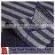 100% polyester stripe reversal interlock fabric with wicking treatment