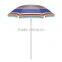 Striped Outdoor Umbrella for Beach