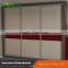 Sliding 2 door double color wardrobe design furniture bedroom