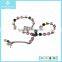 Pink Shine Crystal Women Statement Necklace for Love Gift 2015