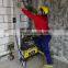 Foldable mixed cement plastering machines for wall
