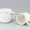 Can be customized logo thicking enamel cup 8cm with white rim