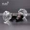 Zinc Alloy Octagonal Cut Knob Clear Office Vintage Glass Door Handle