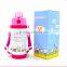Portable molded plastic thermos for kids