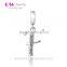 S067F Globalwin 925 Sterling Silver Alphabet F Sign Language Letters Charms for DIY