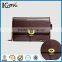 Rolling antique brass metal thumb handbag turn lock for wallet