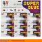 Aluminium Tube Super Glue in 12pcs packs 100% 502