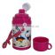 Double walls PP plastic water bottle with cup