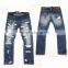 Custom High quality vintage wash distressed Japanese selvedge jeans denim selvedge denim jeans(LOTR021)