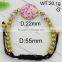 Fashion latest round shape gold beads hand bracelet