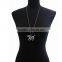 Fashion jewelry horse necklace chain designs gold stainless steel