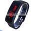 Shen Zhen silicone intelligent electric digital sport quartz rubber watches with water resistant