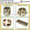 white graphite bronze bushing manufacturer solid lubricant carbon graphite plate washers pad brass graphite bushing