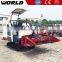full feeding WORLD brand 88HP 4LZ-4.0E mini rice combine harvester price