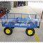 4 wheel foldable metal beach wagon cart