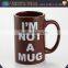 Wholesale round ceramic incense burners mug with funny words