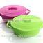 vegetable food microwave silicone steamer portable could used for travel picnic camp