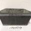 China Green Garden Deco Big Size Square Black Succulent Pot
