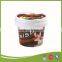 OEM custom PP plastic cup and lid for ice cream