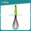 High quality food grade easy clean kitchen egg whisk nylon manual egg beater