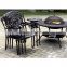 Barbecue cast aluminum table and chairs home garden outdoor furniture picnic BBQ tool table