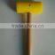 yellow nylon mallet hammer rubber mallet hammer