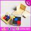 2017 New design preschool blocks children wooden montessori educational toys W12F020