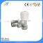 Polished chromed 20mm italian radiator valves