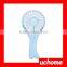 UCHOME Summer Popular Mini Usb Handheld Fold Fan, Electric Rechargeable Fan For Who Plastic Mini Hand Fan Led Handheld Mini Fans
