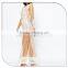 Latest Long Sleeve Maxi Party Wear Dresses Long Umbrella Nude Frog Dress for Girls