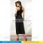 Plus Size XXL SEXY black Zipper Front Bodycon Party Clubwear Dress