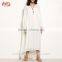 White Lantern Sleeve High Low Tent Dress Vintage Dress 1950s Spring Summer 2017 HSd7519