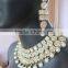 Kundan Pearl Choker Necklace Earring Set