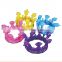 Wholesale children party gift toy Inflatable crown PVC Headdress crown for Christmas decorations