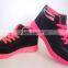 PU outsole colorful black color good selling shoes for women