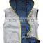 CVC Weaving Plaids Men's Sweater Waistcoat Reversible