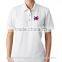 Black 100% Pre-shrunk Ring Spun Cotton Womens Polo Shirt Custom Embroidered Pique Cotton Polo Shirt White Wholesale