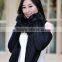 trendy fashion winter wool cable knit fur long arm warmers