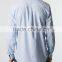 2016 latest Blue Oxford Long Sleeve Casual Shirt