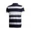 New design hot selling in alibaba china custom mens polo collar striped t shirt