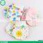 Lovely printed cotton 0-3 months newborn baby mittens anti scratch