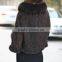 wholesale Mink fur braided shawl mink fox fur collar fur coat short paragraph female mink mink hair shawl
