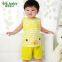 2015 100%Cotton Baby Sets Summer Sleeveless Baby T-shirt Short Suits Fashion Striped Newborn Clothing Sets For Infant Boy Girl