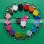 Mix 16 Colors 1" Enamel Heart Shape Metal Suspender Clips,Pacifier Holder Clip,Baby Pacifier