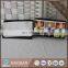 sublimation stylish black wallet with detachable flap and six card stots