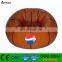 PVC inflatable round basketball printed arm sofa arm chair for adults and kids