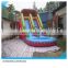 toboganes inflables, giant inflatable wet slide ,inflatable water slide with pool